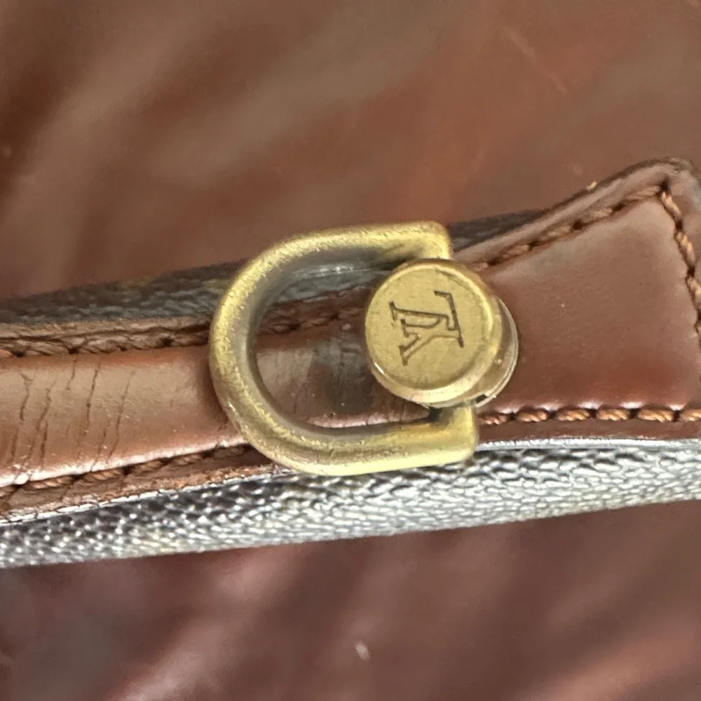 Louis Vuitton Black and Brown Monogram Satchel - Picture 7 of 13